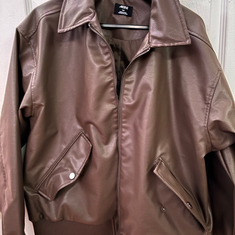 Chocolate Brown Bomber Jacket for Women